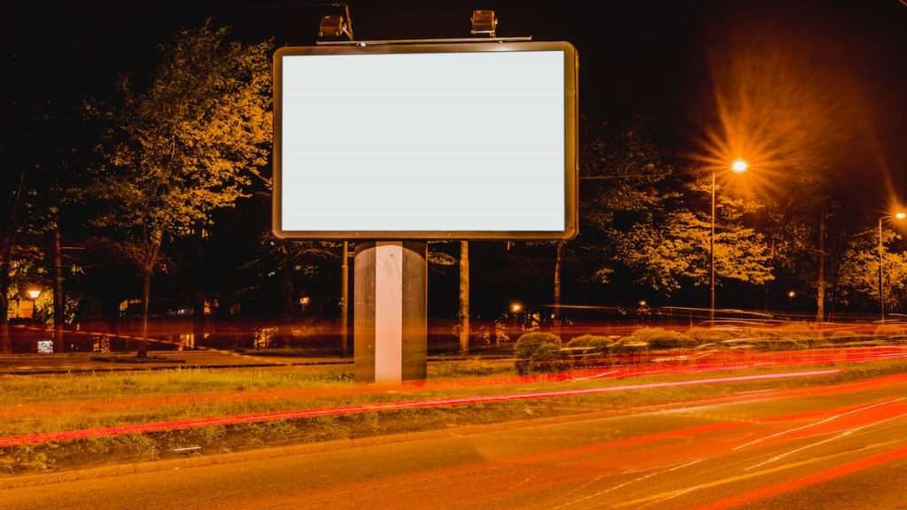 Outdoor advertising LED display